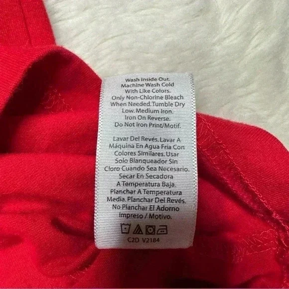 Holiday Time Christmas Santa Shirt Red & White Long Sleeved Size Extra  Small - Picture 10 of 16